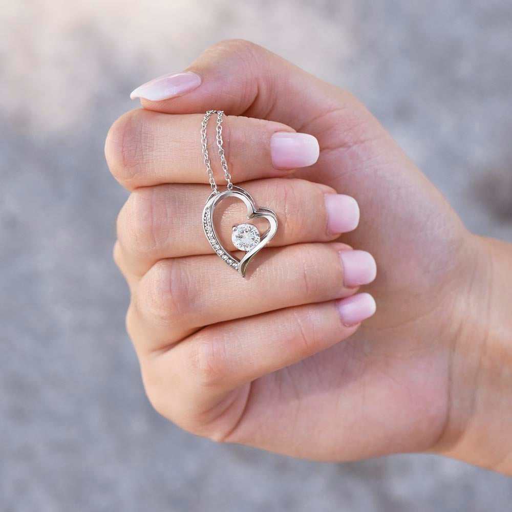 Forever Love Necklace for My Daughter Love Mom