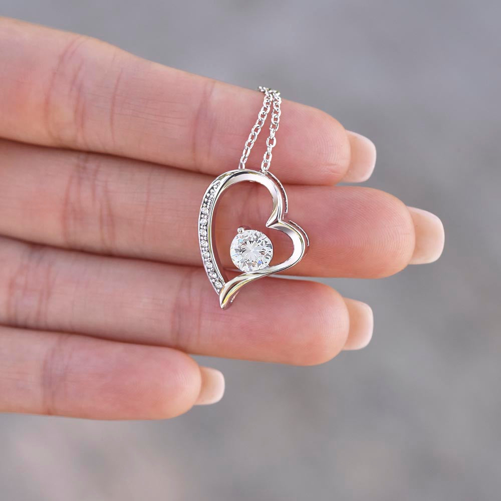 Forever Love Necklace for My Daughter Love Mom
