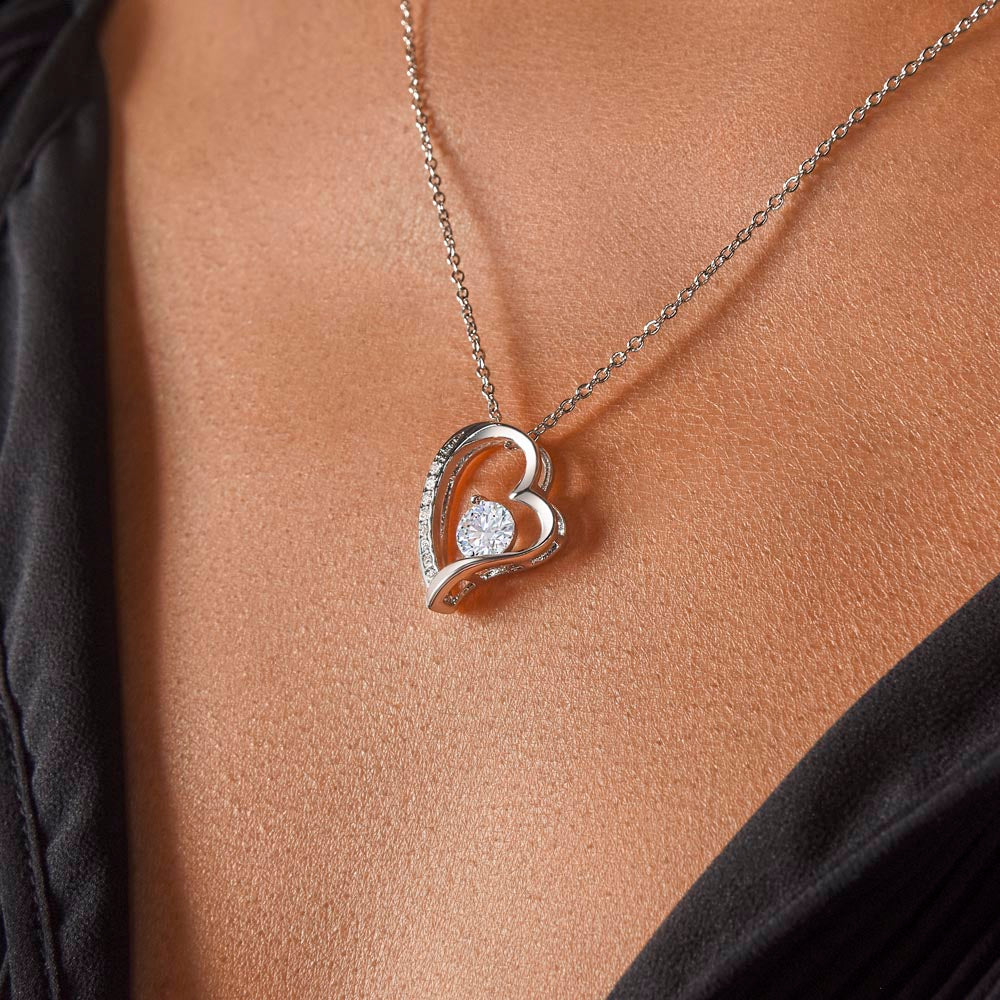 Forever Love Necklace for My Daughter Love Mom