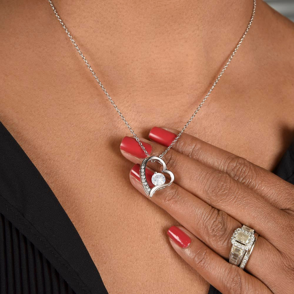 Forever Love Necklace for My Daughter Love Mom