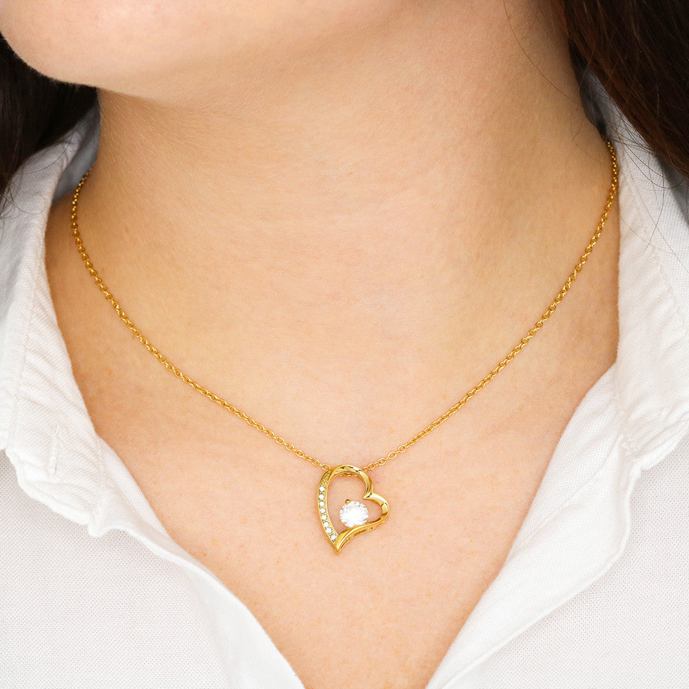 Forever Love Necklace for My Daughter Love Mom